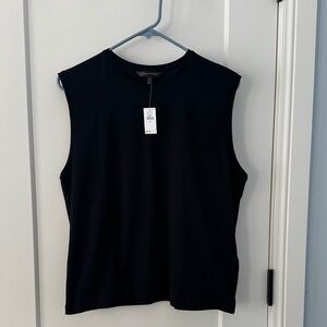 NWT Banana Republic Classic Black Muscle Tee